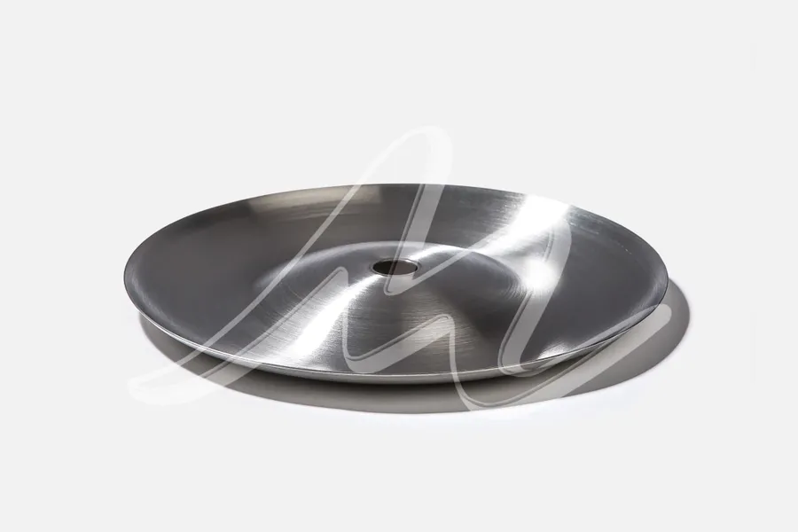 Блюдце для кальяна. Материал - нержавеющая сталь. 