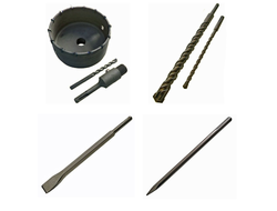 Буры, пики, зубила, коронки по бетону