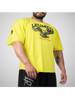 Размахайка Legal Power Stonewashed Pique Jersey 2121-833 желтый неон