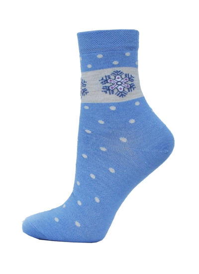 Носки детские полушерсть Брестские 15с 3090 рис. 104 - голубой