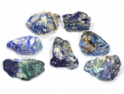 Азурит, Малахит, Азуромалахит, коллекционный образец в ассортименте, Россия, Алтай (28-35 мм, 10-13 г) №27089