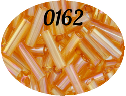 Стеклярус Zlatka 6мм 10гр цвет № 0162 золотой радужный