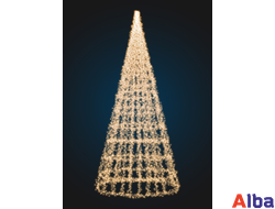 Светодиодная конусная Елка-5 с гирляндами, 5,0 м