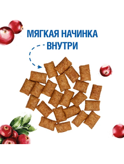 Хрустящие подушечки Monge Gift Sterilised для стерилизованных кошек, утка 60 гр