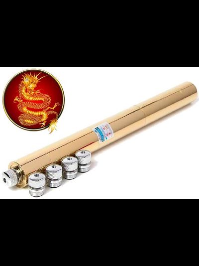 Синяя лазерная указка Золотой Дракон 80W