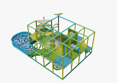 Детский игровой лабиринт 7 х 4,1 х 3,6м.