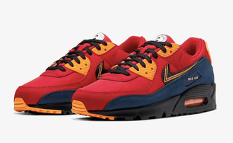 Nike Air Max 90 London (Красные) новые