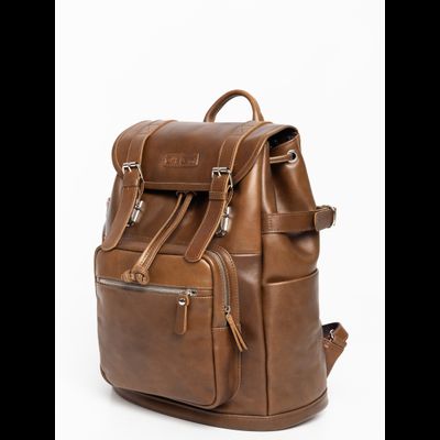 Кожаный рюкзак Volturno NEW Premium brown (арт. 3004-63)