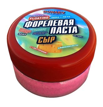 Паста Dunaev 50мл Форель Сыр Красная