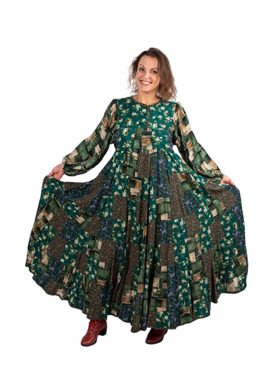 Лоскутное платье "Вечерний звон"