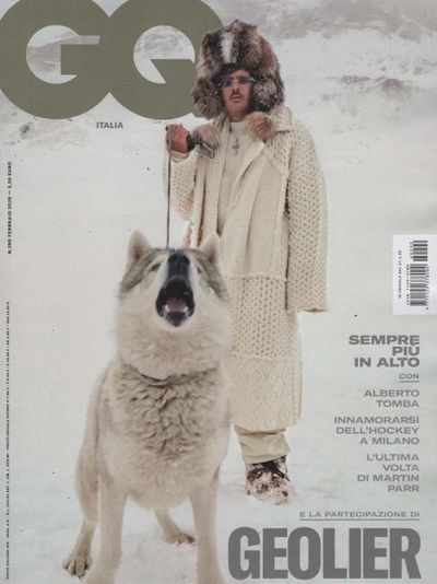 GQ Italia Magazine February 2026 Geolier Cover, Intpressshop
