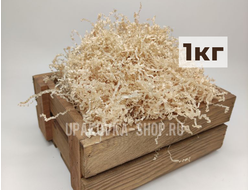 Бумажный наполнитель, пергамент небеленый (бежевый), 1 кг