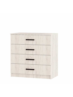 Фиеста комод 850 дуб крафт белый (БТС)