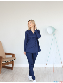 БЛУЗА DOCLIKE DL415 синяя