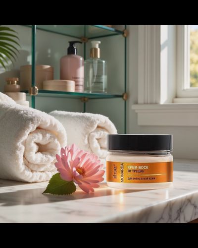 Крем-воск от трещин для очень сухой кожи с целебным экстрактом монарды и мочевиной MONARDA