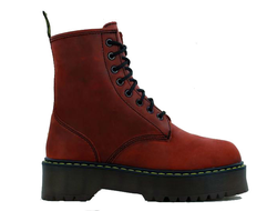 Dr. Martens Jodan красные (с мехом)