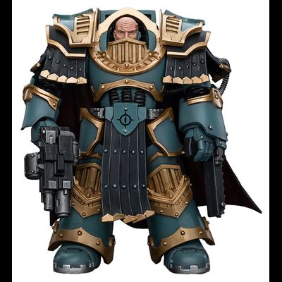 Претор-катафракт Сынов Хоруса (Warhammer Horus Heresy) - КОЛЛЕКЦИОННАЯ ФИГУРКА 1/18 Sons of Horus Legion Praetor in Cataphractii Terminator Armour (JT9619) - JOYTOY