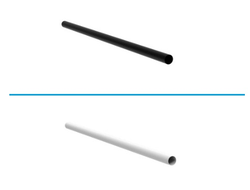 BOXFORCAM Труба без фланцев 50 см. для крепления уличных модемов, элементов слаботочного оборудования систем безопасности, интернет вещей, IT (чёрная/белая)