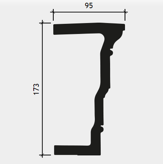 Архитрав 4.04.302 сборный - 173*95*2000мм