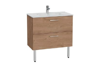 Комплект мебели VITRA MIA, 80 см, с ящиками, золотой дуб, 67273