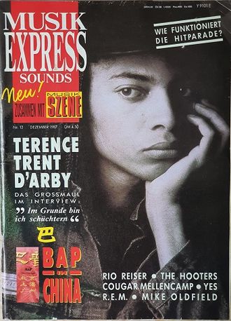 Musikexpress Sounds Magazine Terence Trent D&#039;Arby, Иностранные музыкальные журналы, Intpressshop
