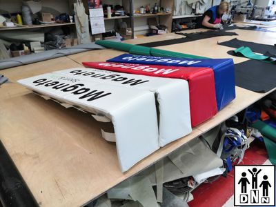 Подушки угловые для боксерского ринга 30 х 150 см (4шт) DNN (тент)