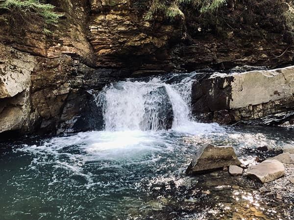 Водоспад Дівочі сльози в Яремче