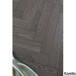 Паркетная доска Karelia Herringbone Дуб Chifon HB