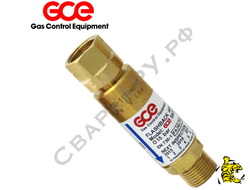 Клапан обратный огнепреградительный кислородный GCE SG-3 М16 - М16 для редуктора 3 функции 0764472