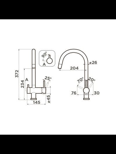 Смеситель OMOIKIRI YAMADA-P ES