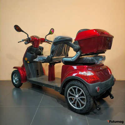 Электроскутер четырехколесный двухместный Syccyba 4rike X2