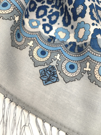 Павловопосадский платок Леопарды 2118-1