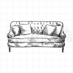 Штамп диван