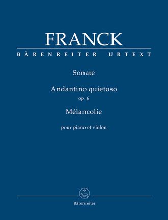 Franck. 3 Stücke für Violine und Klavier