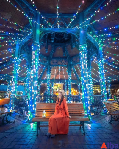 Гирлянда-нить 10 м, 220В, СИНИЙ, IP65, провод ПВХ, статика