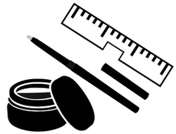 Разметка: Паста, Карандаш, Линейка