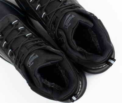 Кроссовки Puma Running System Leather Black зимние