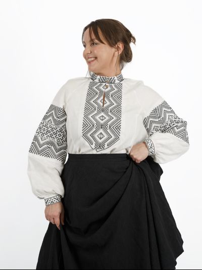 Юбка «Базовая» крапива черная