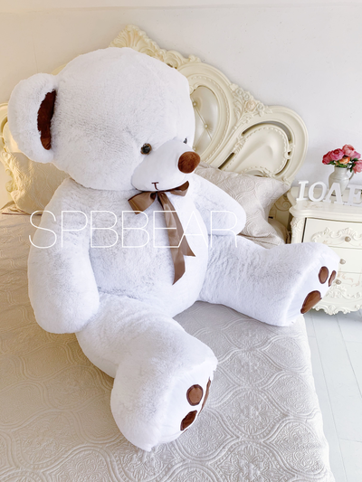 Огромный плюшевый мишка 200 см белый Тони