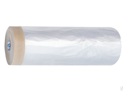 Пленка укрывная с малярной лентой белая бумага Storch