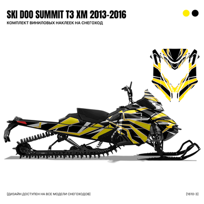 Наклейки на снегоход SKI DOO SUMMIT T3 XM 2013 2014 2015 2016 #1610-3