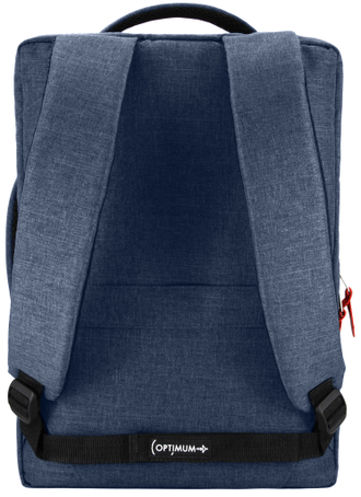 Рюкзак сумка для ноутбука 15.6 - 17.3 дюймов Optimum, синий