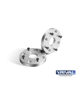 Колесные (Ступичные) проставки Rival S.3720.1 для _Универсальный продукт Проставки Колесные (Ступичные) 4*137 ЦО60 20мм, к-т 2 шт. () (Алюминий) (195*195*65)