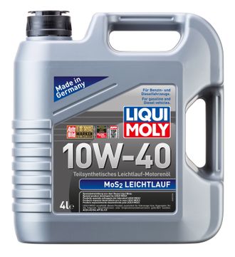 Полусинтетическое моторное масло &quot;MoS2 Leichtlauf&quot; 10W40, 4 л