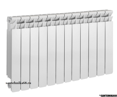 Радиаторы алюминиевые для отопления SMART Install 500/80 4 6 8 10 12 секций дешевые