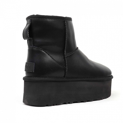 UGG Classic Mini Platform Leather Black