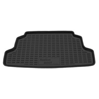 Коврик в багажник пластиковый (черный) для LADA 4*4 (2121/21213-214)  (Борт 4см)