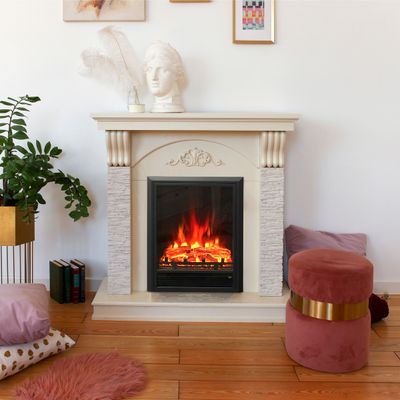 Электрокамин Corfino WT с очагом Eugene