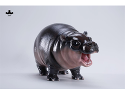 Большой бегемотик Му Денг - Коллекционная ФИГУРКА 1/6 MooDeng Plus Static Animal Model (JXK285) - JXK