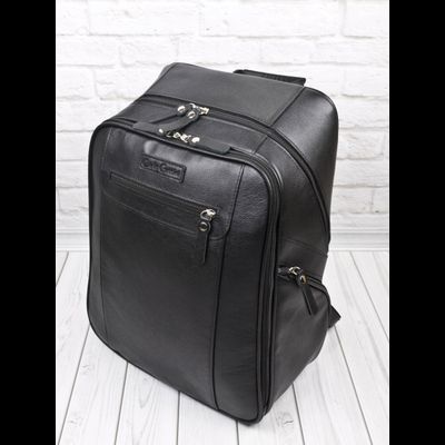 Кожаный рюкзак Cossira black (арт. 3048-01)